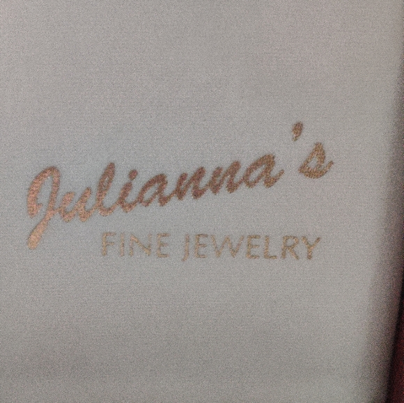 Solid 14K White Gold Puffed Heart Necklace - Picture 11 of 12